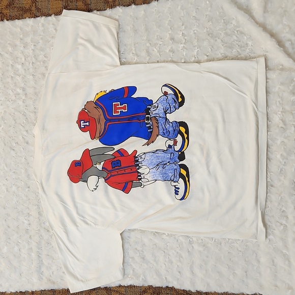 Vintage Looney Tunes Bugs Bunny Taz T-Shirt Kriss Kross Old School 100% Cotton - Picture 8 of 13